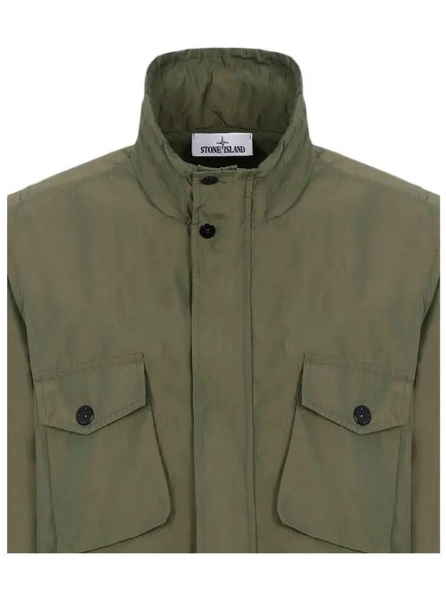 Men's Wappen Micro Reps Military Jacket Green - STONE ISLAND - BALAAN 5