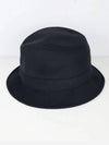 Black Cashmere Bucket Hat - HERMES - BALAAN 3