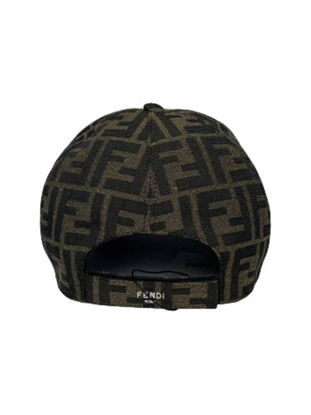 FF Monogram Ball Cap Brown - FENDI - BALAAN 5