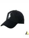 Big Pony Logo Ball Cap Black - POLO RALPH LAUREN - BALAAN 2