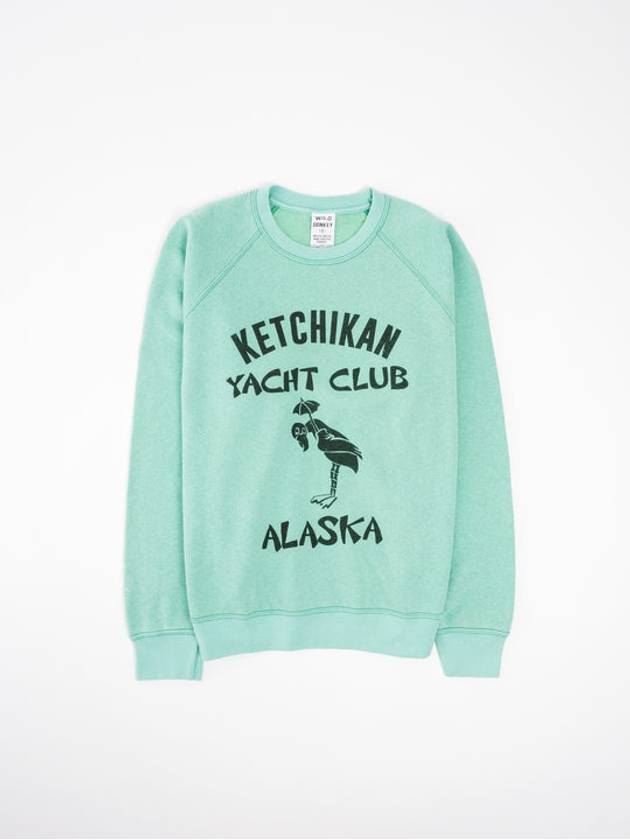 Ketchikan Extra Strong Washed Sweatshirt Green - WILD DONKEY - BALAAN 2