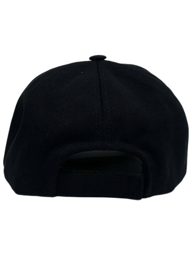 Tyron Logo Cotton Ball Cap Black - ISABEL MARANT - BALAAN 4