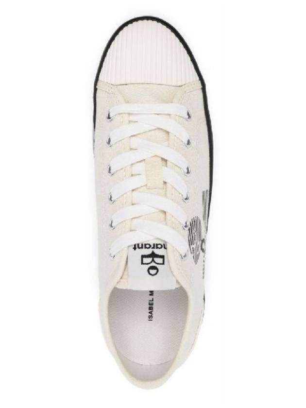 BINKOO logo white sneakers - ISABEL MARANT - BALAAN 4