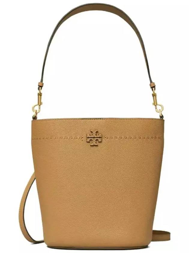 McGraw Logo Bucket Bag Beige - TORY BURCH - BALAAN 2