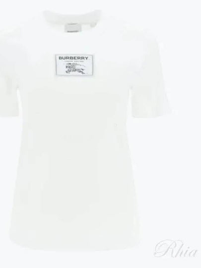 WoMen's Prorsum Label Cotton T-shirt White - BURBERRY - BALAAN 2