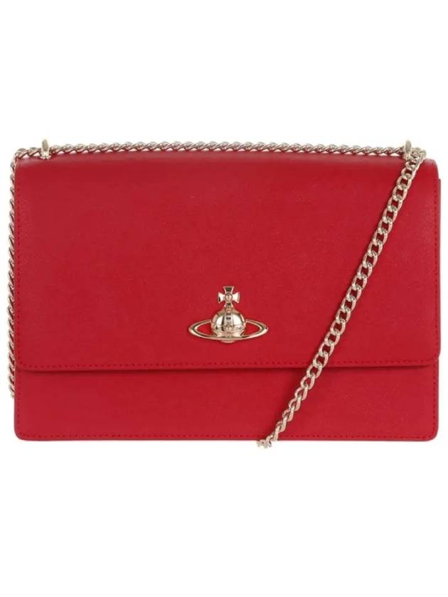 Pimlico flap cross bag gold plated red 131571 41020002 - VIVIENNE WESTWOOD - BALAAN 1