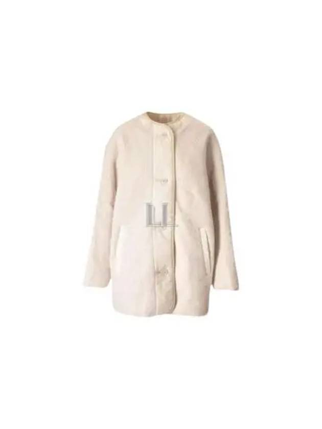 White Hiemma crew neck coat - ISABEL MARANT - BALAAN 2