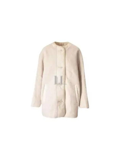 White Hiemma crew neck coat - ISABEL MARANT - BALAAN 2