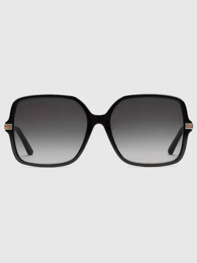 low nose bridge fit square sunglasses black acetate 755242J07401012 - GUCCI - BALAAN 2