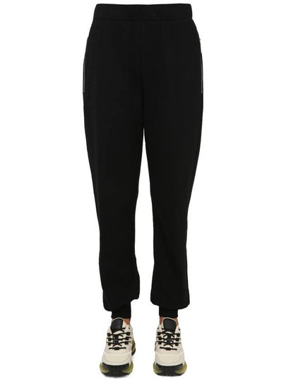 Women's Cotton Zipper Track Pants Black - GIVENCHY - BALAAN 2