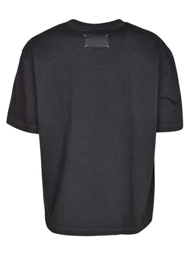 Garment Dye Oversized Fit Short Sleeve T-Shirt Grey - MAISON MARGIELA - BALAAN 3