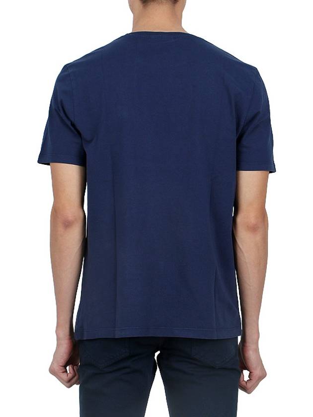 Fox Head Patch Classic Short Sleeve T-Shirt Ink Blue - MAISON KITSUNE - BALAAN 5