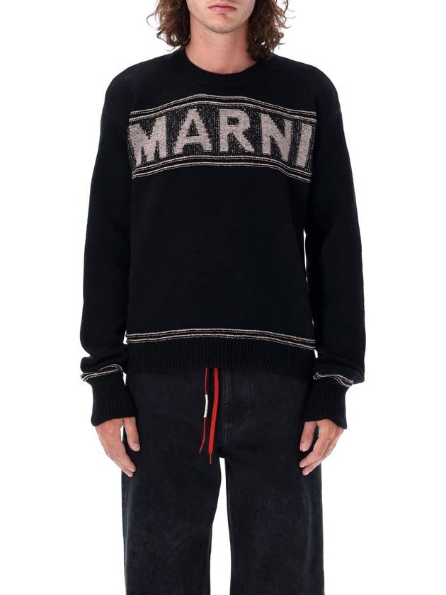 Fisherman Logo Knit Top Black - MARNI - BALAAN 2