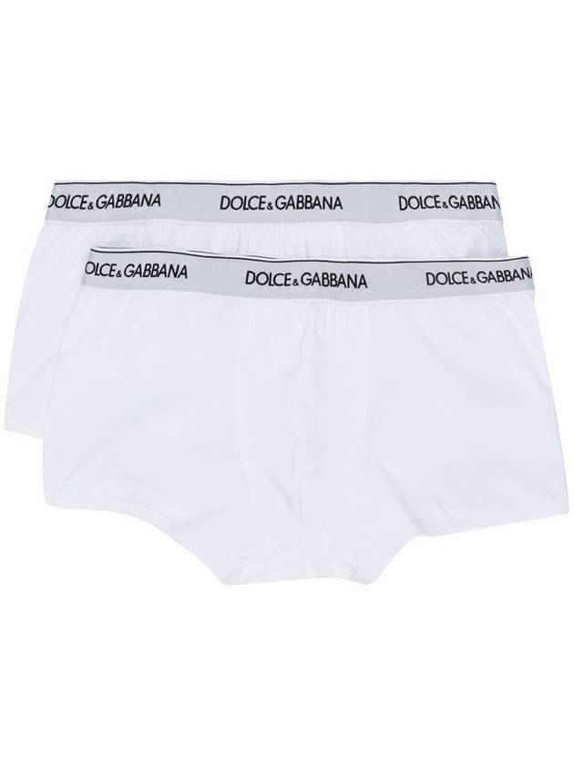 Men's Liqueur Boxer 2 Pack Briefs White - DOLCE&GABBANA - BALAAN 2