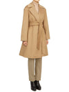 Tigre Wool Single Coat Camel - MAX MARA - BALAAN 5