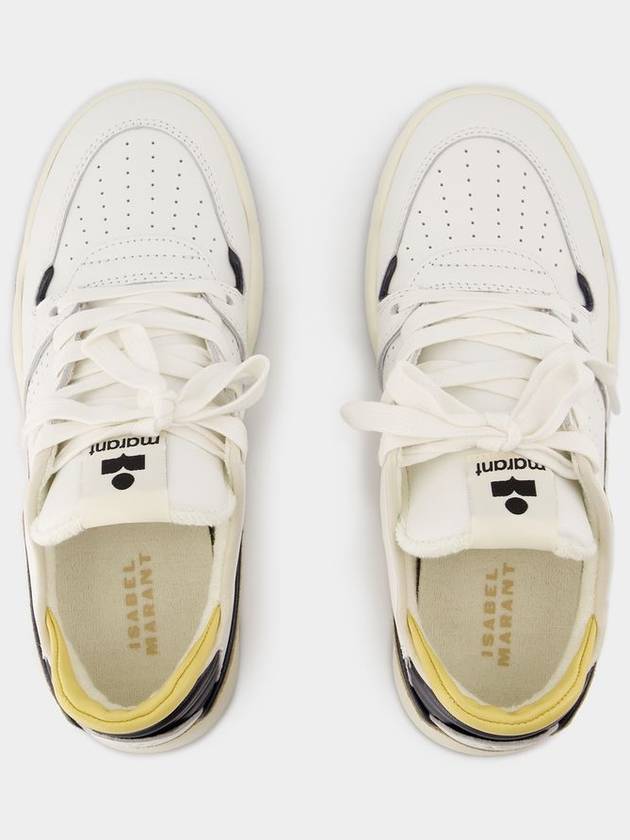 Emree Sneakers - Isabel Marant - Leather - Yellow - ISABEL MARANT - BALAAN 4