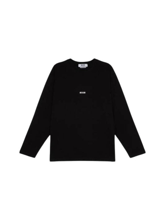Long Sleeve T-Shirt Black - MSGM - BALAAN 1