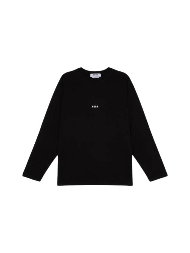 Long Sleeve T-Shirt Black - MSGM - BALAAN 1