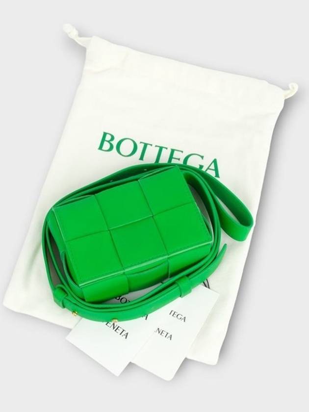 Intrecciato Cassette Small Cross Bag Green - BOTTEGA VENETA - BALAAN 7