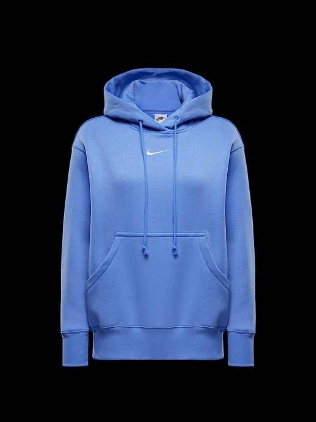 NSW Phoenix Fleece Oversized Pullover Hoodie Royal Pulse - NIKE - BALAAN 2