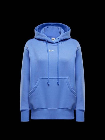 NSW Phoenix Fleece Oversized Pullover Hoodie Royal Pulse - NIKE - BALAAN 2