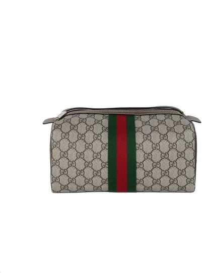 Women's Web GG Supreme Pouch Bag Beige - GUCCI - BALAAN 2