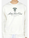 Tennis Club Badge Round Neck Sweatshirt White - AUTRY - BALAAN 3