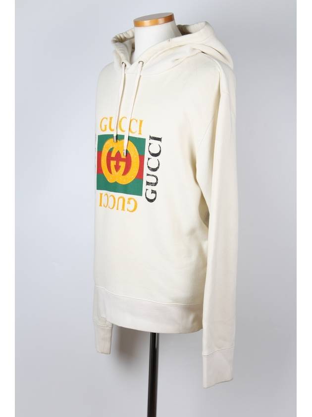 box logo vintage hoodie - GUCCI - BALAAN 3