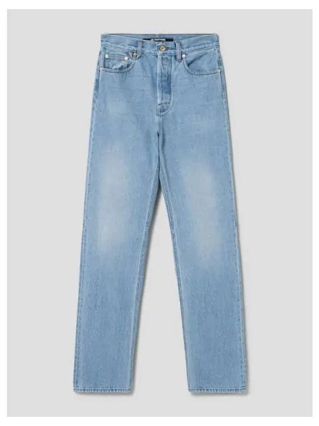 Jacquemus Women s Le Denim Droit Light Blue Domestic Product - JACQUEMUS - BALAAN 1