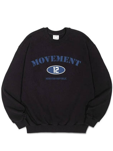 Authentic Sweatshirt Indigo Blue Black - MONSTER REPUBLIC - BALAAN 1