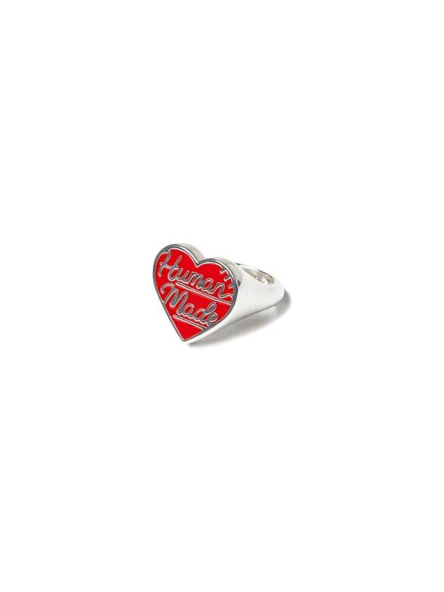 Heart Silver Red Ring HM27GD064 - HUMAN MADE - BALAAN 2