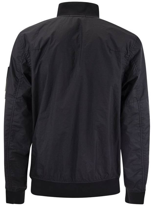 Membrana 3L TC Bomber Jacket Navy - STONE ISLAND - BALAAN 3