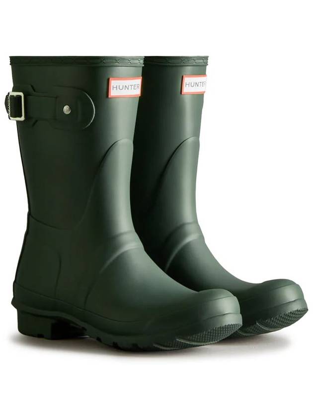 Original Matte Short Rain Boots Green - HUNTER - BALAAN 3