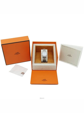 Really clean 99 out of 100 Clipper steel women s watch CL4 210 - HERMES - BALAAN 1