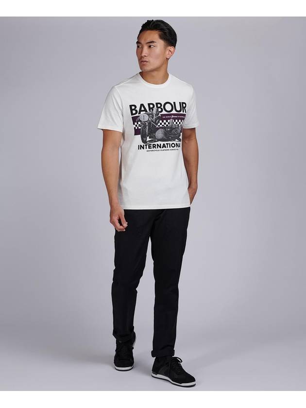 International Racer Short Sleeve T-Shirt White - BARBOUR - BALAAN 6