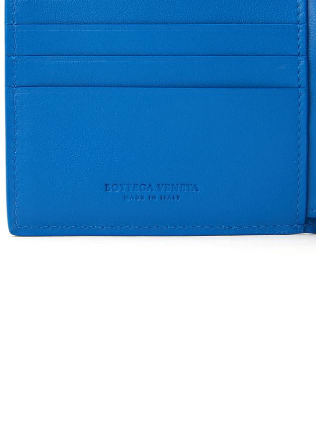 Intrecciato Bifold Half Wallet Blue - BOTTEGA VENETA - BALAAN 7