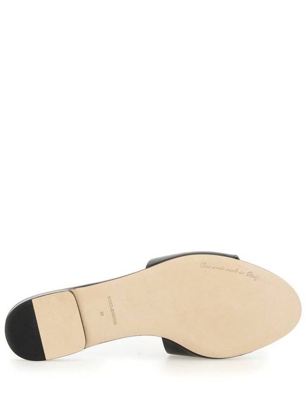 DG Millennial Logo Slippers Black - DOLCE&GABBANA - BALAAN 4