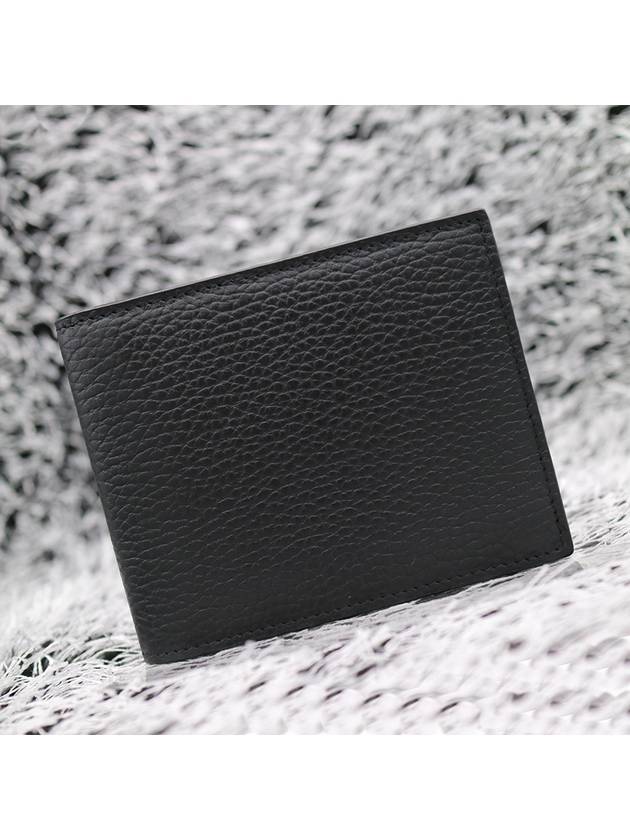 GG Interlocking Two Tone Half Wallet Black - GUCCI - BALAAN 3