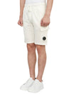 Lens Banding Cargo Shorts White - CP COMPANY - BALAAN 3