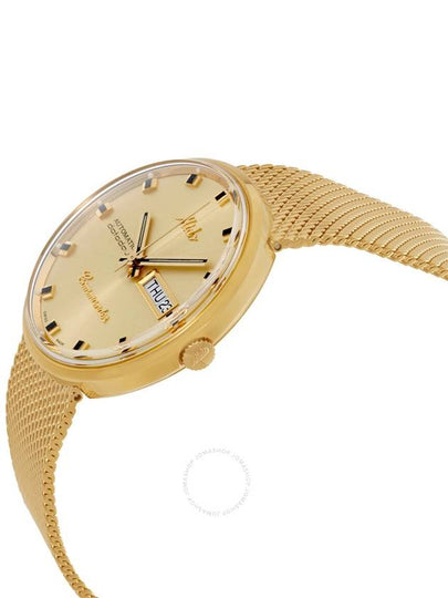 Mido Commander Automatic Yellow Gold Plated Unisex Watch M8429.3.22.13 - MIDO - BALAAN 2