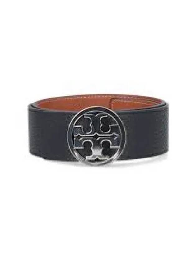 1.5" Miller Reversible Leather Belt Black Classic Cuoio - TORY BURCH - BALAAN 2