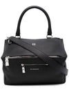 Pandora Leather Tote Shoulder Bag Black - GIVENCHY - BALAAN 1