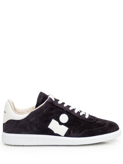 Bryce Suede Low Top Sneakers Black - ISABEL MARANT - BALAAN 2