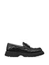 Buffalo Leather Loafers Black - DIOR - BALAAN 2