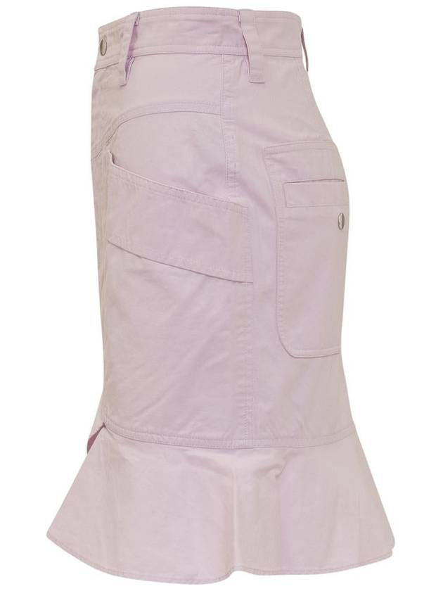 Short Skirt 23PJU0004FA A1G32E 86LC LILAC - ISABEL MARANT ETOILE - BALAAN 4