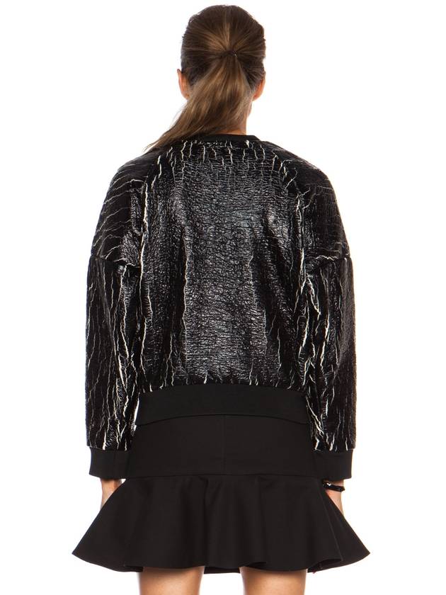 Cracked Coat Cropped Poly Sweatshirt - 3.1 PHILLIP LIM - BALAAN 5