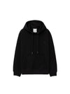 Gradient Embossed Back Logo Hoodie Black - WOOYOUNGMI - BALAAN 1