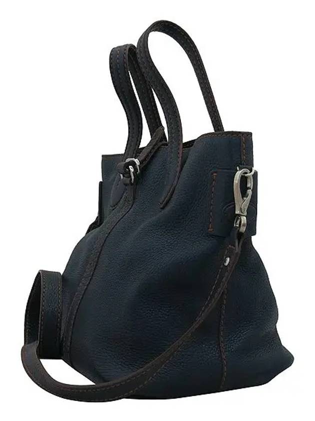 Navy leather 2 WAY bag - TOD'S - BALAAN 2