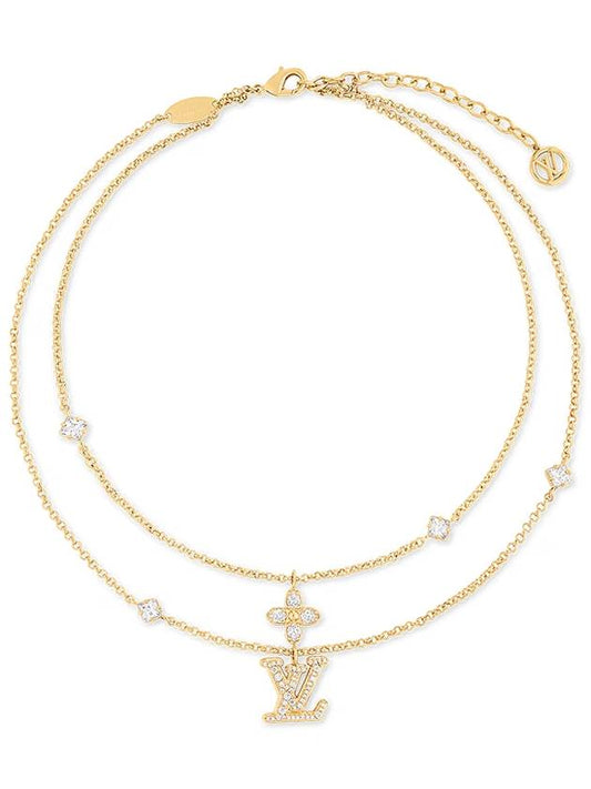 Lady LV Necklace Gold - LOUIS VUITTON - BALAAN 2