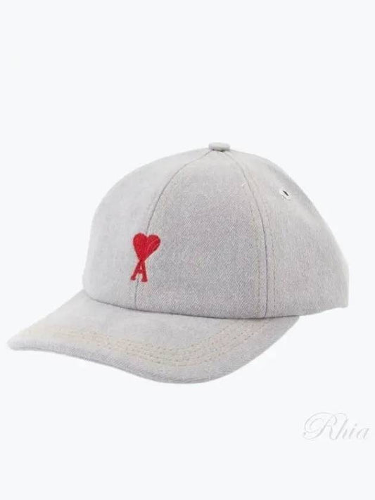 24 Red de Coeur Embroidered Cap UCP006 DE0028 0555 - AMI - BALAAN 2